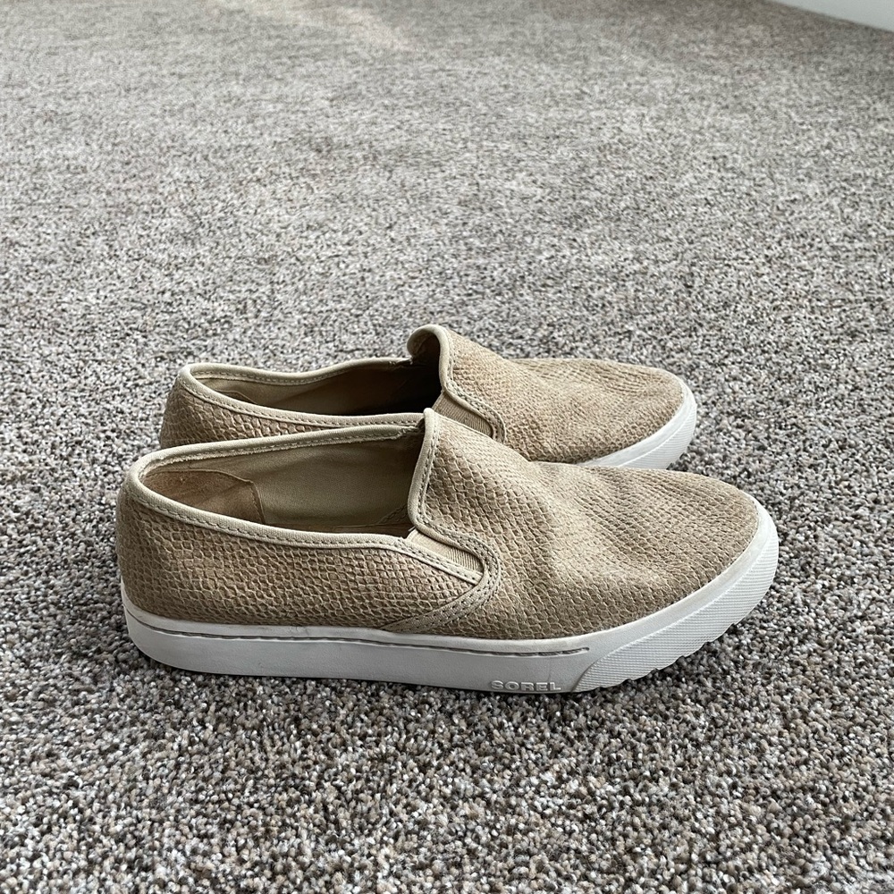 Sorel Slip-On Snake Print Sneakers